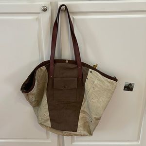 Free People Hideaway canvas tote